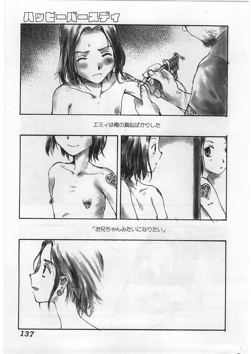 【エロ漫画】兄のピアスに興味ある少女…耳や乳首ピアスをして何度もいちゃラブセックスして絶頂アクメ堕ちしちゃう【玉置勉強：ハッピーバースディ】 5ページ